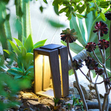 Load image into Gallery viewer, Skaal Outdoor Solar LED Lantern in Outside Area.
