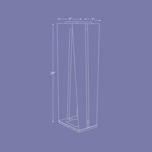 Load image into Gallery viewer, Skaal Outdoor Solar LED Lantern - line drawing.
