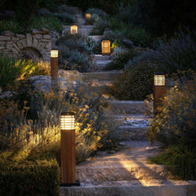 Load image into Gallery viewer, Tekura Outdoor Solar LED Pathway Light in Outside Area.
