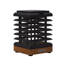 Load image into Gallery viewer, Tekura Outdoor Solar LED Table Lamp in Teak (5.5-Inch).
