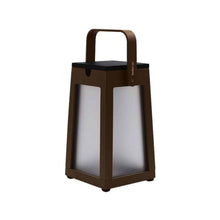 Load image into Gallery viewer, Tinka Outdoor Solar LED Lantern in Corten.
