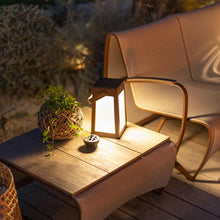 Load image into Gallery viewer, Tinka Outdoor Solar LED Lantern in Outside Area.
