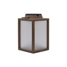 Load image into Gallery viewer, Tradition Outdoor Solar LED Lantern in Duratek (Small).
