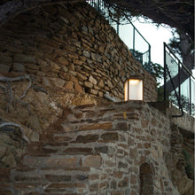 Load image into Gallery viewer, Tradition Outdoor Solar LED Lantern in Outside Area.
