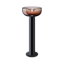 Load image into Gallery viewer, Aella LED Floor Lamp in Shaded Burgundy.
