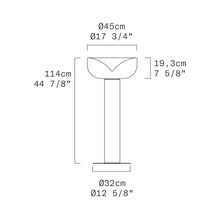Load image into Gallery viewer, Aella LED Floor Lamp - line drawing.
