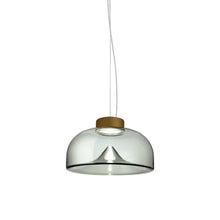 Load image into Gallery viewer, Aella LED Pendant Light in Smoke Grey/Matte Bronze (Small).
