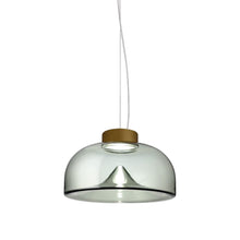 Load image into Gallery viewer, Aella LED Pendant Light in Smoke Grey/Matte Bronze (Medium).

