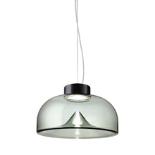 Load image into Gallery viewer, Aella LED Pendant Light in Smoke Grey/Matte Black (Large).
