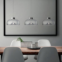 Load image into Gallery viewer, Aella LED Pendant Light in dining room.

