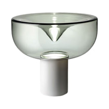 Load image into Gallery viewer, Aella LED Table Lamp in Smoke Grey/Matte White (Large).
