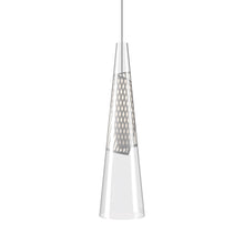 Load image into Gallery viewer, Cono di Luce LED Pendant Light in Grey (Large).
