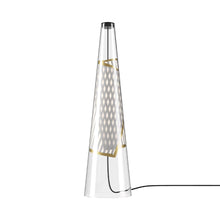 Load image into Gallery viewer, Cono di Luce LED Table Lamp in Gold.
