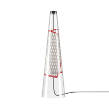 Load image into Gallery viewer, Cono di Luce LED Table Lamp in Red.
