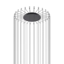 Load image into Gallery viewer, Radial Canopy in Matte Black (28-Light).
