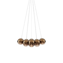 Load image into Gallery viewer, Random Cloud LED Pendant Light in Glossy Bronze (9.05-Inch/14-Light).
