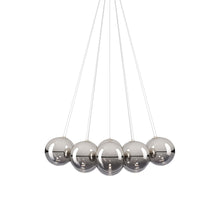 Load image into Gallery viewer, Random Cloud LED Pendant Light in Chrome (11.02-Inch/14-Light).
