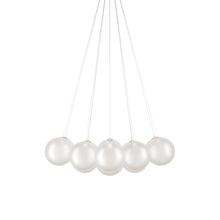 Load image into Gallery viewer, Random Cloud LED Pendant Light in Frosted White (11.02-Inch/14-Light).
