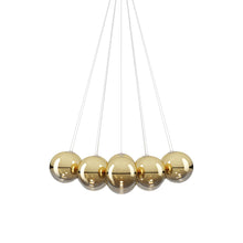 Load image into Gallery viewer, Random Cloud LED Pendant Light in Gold (11.02-Inch/14-Light).
