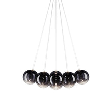 Load image into Gallery viewer, Random Cloud LED Pendant Light in Glossy Smoke (11.02-Inch/14-Light).
