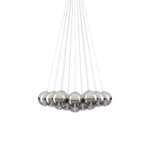 Load image into Gallery viewer, Random Cloud LED Pendant Light in Chrome (9.05-Inch/19-Light).
