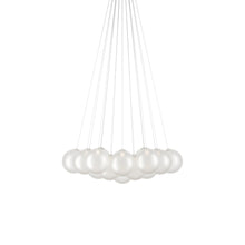 Load image into Gallery viewer, Random Cloud LED Pendant Light in Frosted White (9.05-Inch/19-Light).
