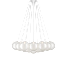 Load image into Gallery viewer, Random Cloud LED Pendant Light in Frosted White (11.02-Inch/19-Light).
