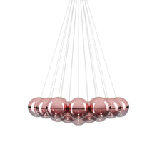 Load image into Gallery viewer, Random Cloud LED Pendant Light in Rose Gold (11.02-Inch/19-Light).
