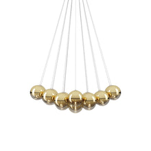 Load image into Gallery viewer, Random Cloud LED Pendant Light in Gold (9.05-Inch/23-Light).
