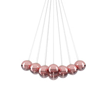 Load image into Gallery viewer, Random Cloud LED Pendant Light in Rose Gold (9.05-Inch/23-Light).
