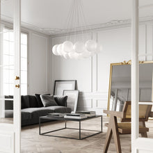 Load image into Gallery viewer, Random Cloud LED Pendant Light in living room.
