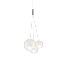 Load image into Gallery viewer, Random LED Pendant Light in Frosted White.
