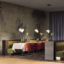 Load image into Gallery viewer, Random LED Pendant Light in dining room.

