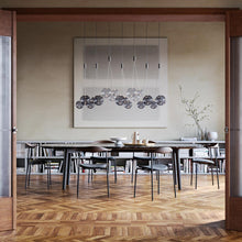 Load image into Gallery viewer, Random LED Pendant Light in dining room.
