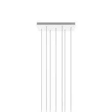 Load image into Gallery viewer, Rectangular Canopy in Matte White (7-Light).
