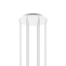 Load image into Gallery viewer, Round Canopy in Matte White (14-Light).
