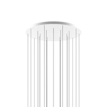 Load image into Gallery viewer, Round Canopy in Matte White (24-Light).
