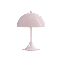 Load image into Gallery viewer, Panthella LED Mini Table Lamp in Pale Rose Acryl.
