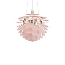 Load image into Gallery viewer, PH Artichoke Pendant Light in Pale Rose (Medium).
