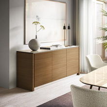 Load image into Gallery viewer, Ascent LED Table Lamp in living room.
