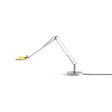Load image into Gallery viewer, Berenice Table Lamp in Aluminium/Yellow (12-Inch).
