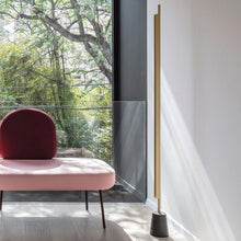 Load image into Gallery viewer, Compendium LED Floor Lamp in living room.
