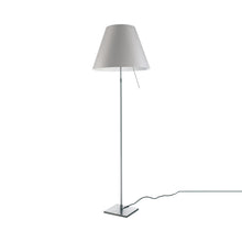 Load image into Gallery viewer, Costanza Floor Lamp in Alu/Mistic White.
