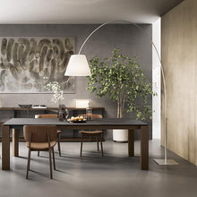 Load image into Gallery viewer, Costanza Lady Floor Lamp in dining room.
