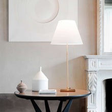 Load image into Gallery viewer, Costanza Table Lamp in living room.
