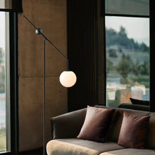 Load image into Gallery viewer, Malamata Floor Lamp in living room.
