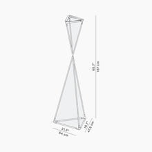 Load image into Gallery viewer, Tango LED Floor Lamp - line drawing.
