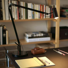 Load image into Gallery viewer, Polo LED Table Lamp in living room.
