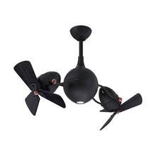 Load image into Gallery viewer, Acqua Indoor / Outdoor Ceiling Fan in Matte Black/Matte Black.
