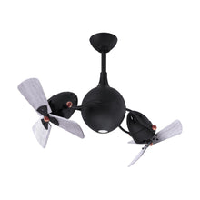 Load image into Gallery viewer, Acqua Indoor / Outdoor Ceiling Fan in Matte Black/Barnwood.
